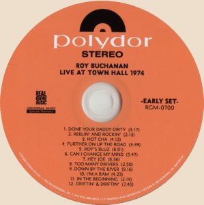 Roy Buchanan - Live At Town Hall 1974 (2018) CD1_Roy Buchanan