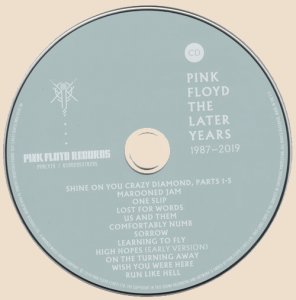 Pink Floyd - The Later Years 1987-2019 (2019) CD-Pink Floyd - The Later Years 1987-2019