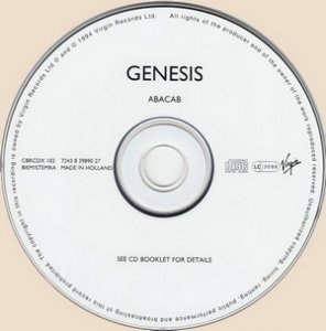 Genesis - Abacab (1981)_disc
