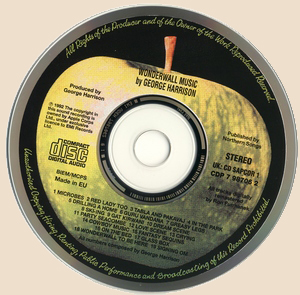 George Harrison - Wonderwall Music_CD George Harrison - Wonderwall Music_CD