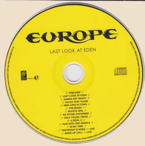 Europe - Last Look At Eden-CD